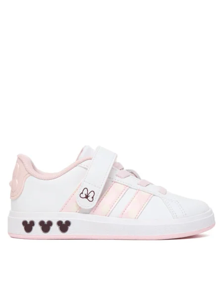 Adidas Сникърси Grand Court Minnie El K бял