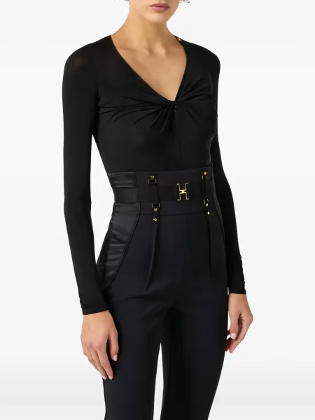 Body Elisabetta Franchi drapat negru
