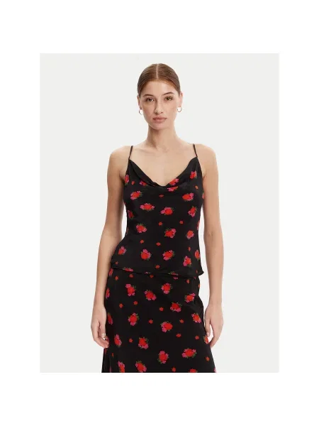 BARDOT Felső Slim Fit fekete