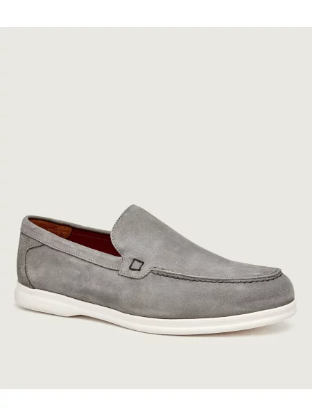 Doucal's Pantofi loafer | piele întoarsă gri