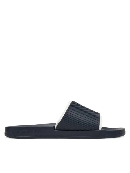 Чехли Calvin Klein Jeans SLIDE RUBBER NEOPRENE TEXT тъмносиньо