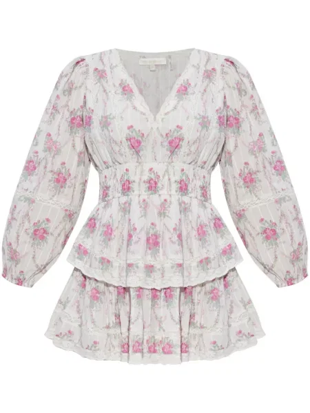 Rochie Loveshackfancy de costum alb
