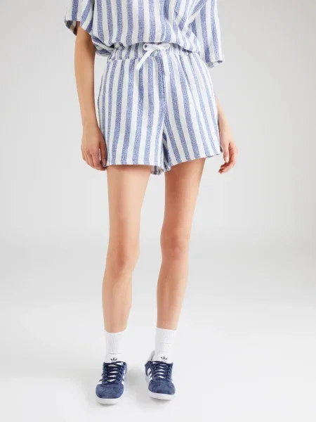 TOPSHOP Nadrág kék / fehér