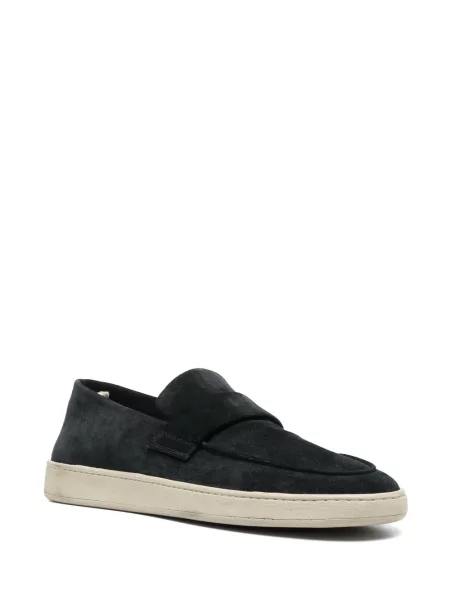 Zomšinės slip on loaferiai Officine Creative juoda