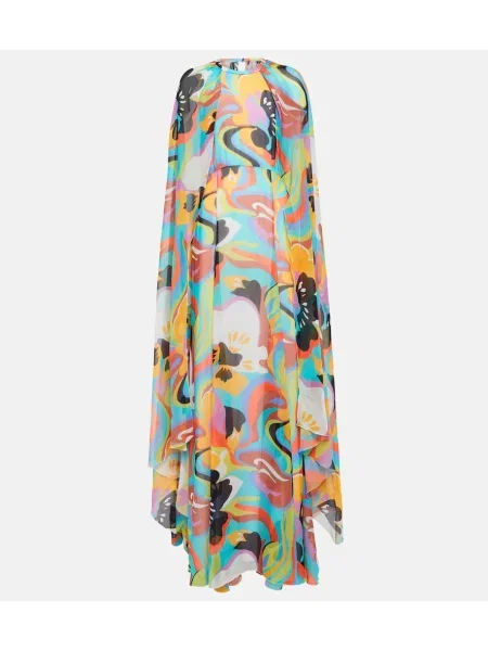 Rochie Etro de mătase cu imagine