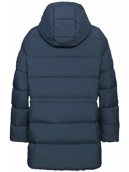 Длинный пуховик Jack Wolfskin синий