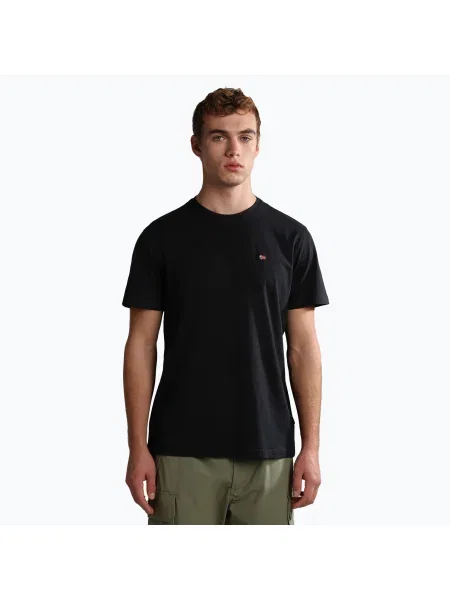 Tricou pentru bărbați Napapijri Salis black negru