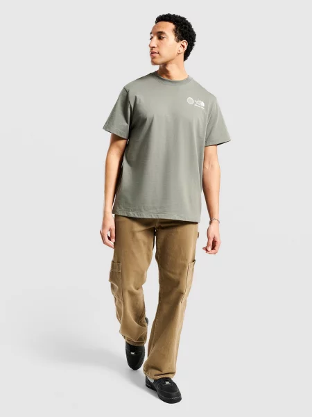 The North Face T-Shirt M Tour Graphic Relaxed Ss zielona