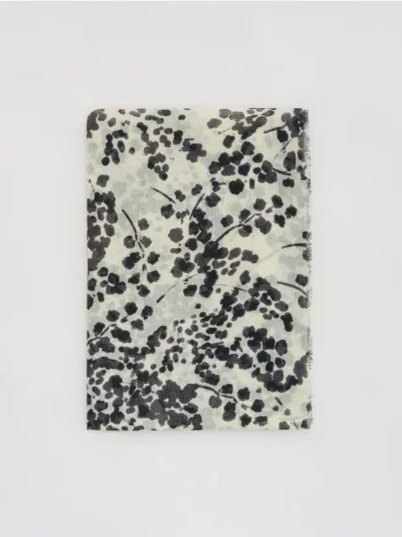 Reserved Fular cu model negru