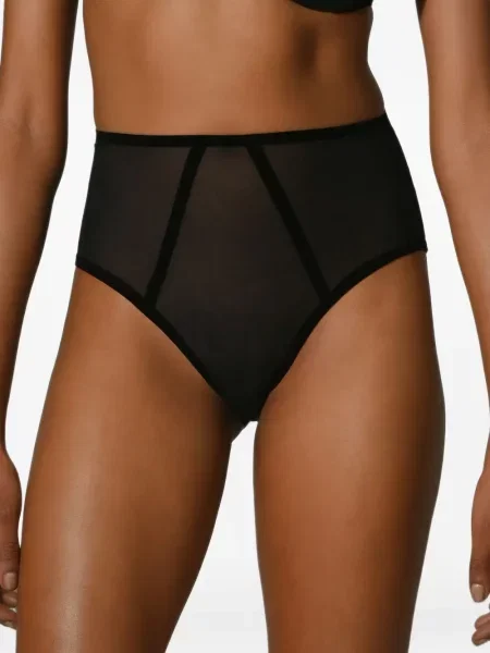Chiloți briefs Wolford de catifea negru
