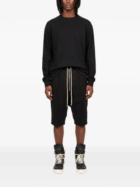 Lung tricou Rick Owens negru