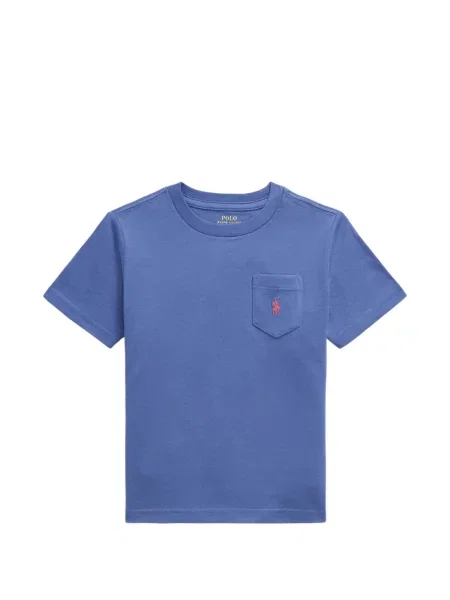 Koszulka polo dziecięca Polo Ralph Lauren niebieska