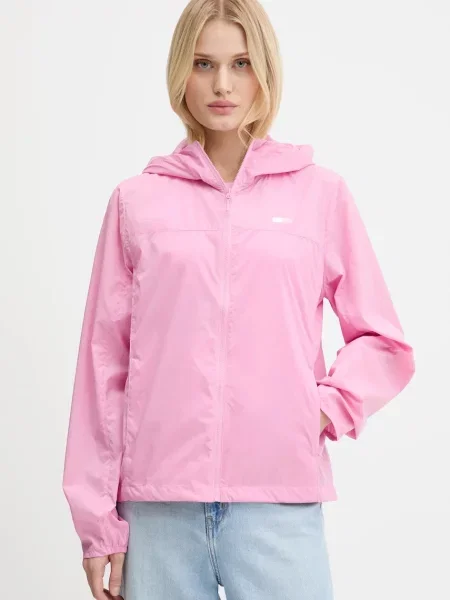 Tommy Jeans kurtka przejściowa różowy