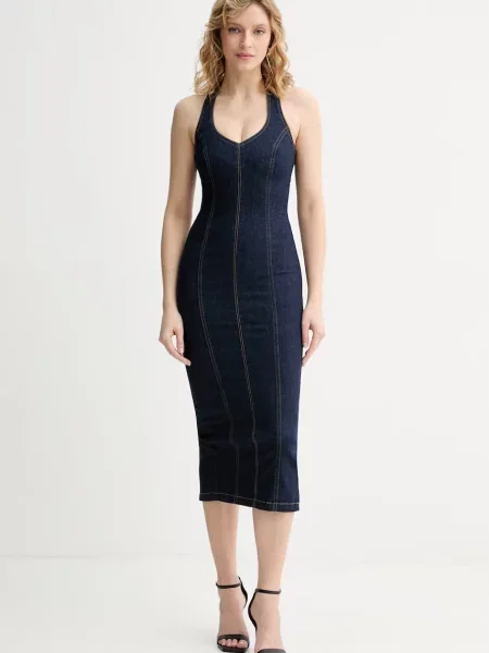 Liu Jo sukienka gorsetowa jeansowa