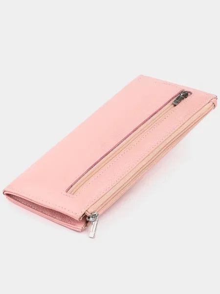 Кожаный кошелек St Leather Accessories розовый