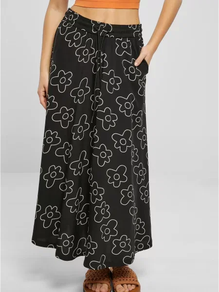 Spódnica midi Urban Classics czarna