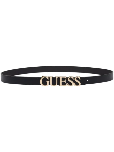 Cu centură curea Guess negru