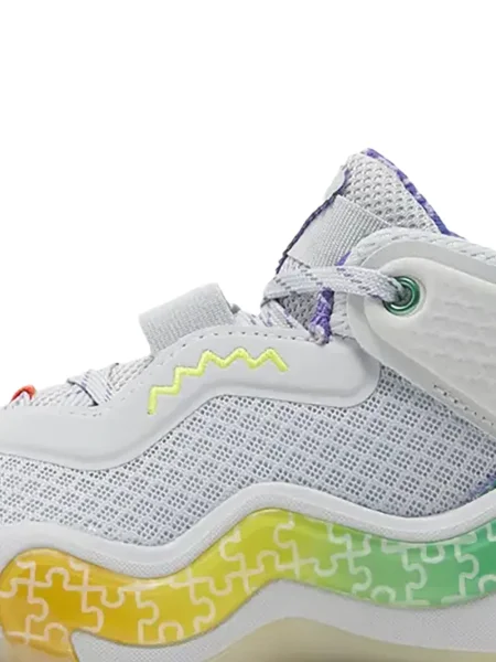Baschet sneakerși Adidas Dame plasă alb