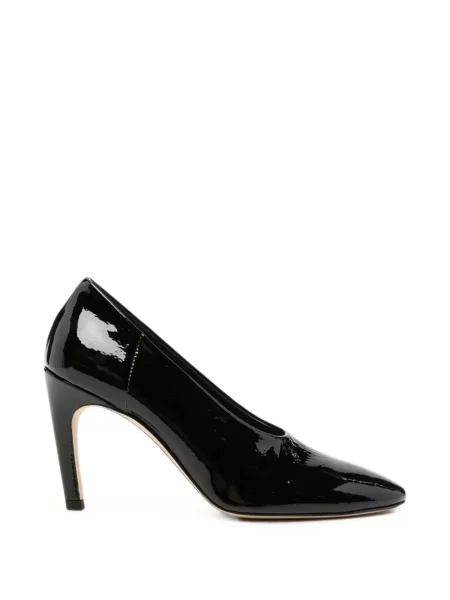Pantofi cu toc Toteme din piele negru