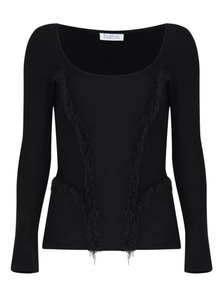 Top Gloria Coelho negru