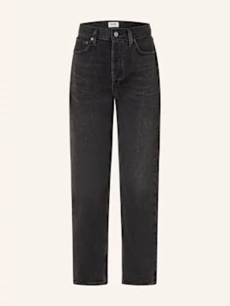 Agolde Jeansy Straight Pinch Waist schwarz