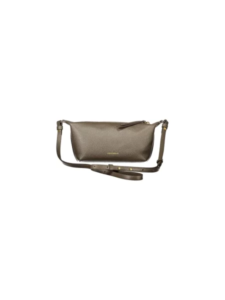 Torebka crossbody Coccinelle skórzana brązowa