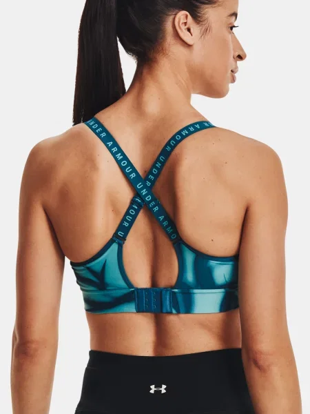 Sutien Under Armour cu imagine albastru