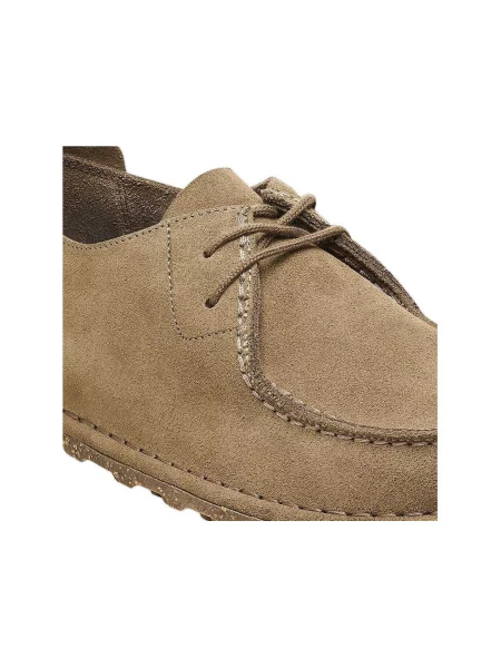 Mocasini Birkenstock din dantelă gri