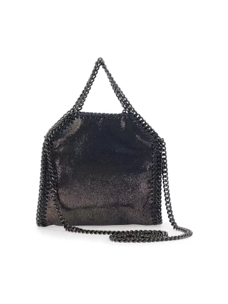 Shopperka Stella Mccartney skórzana niebieska