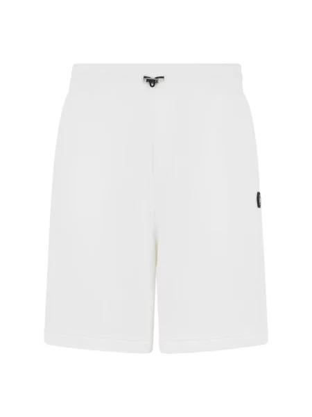 Szorty Philipp Plein polarowe białe