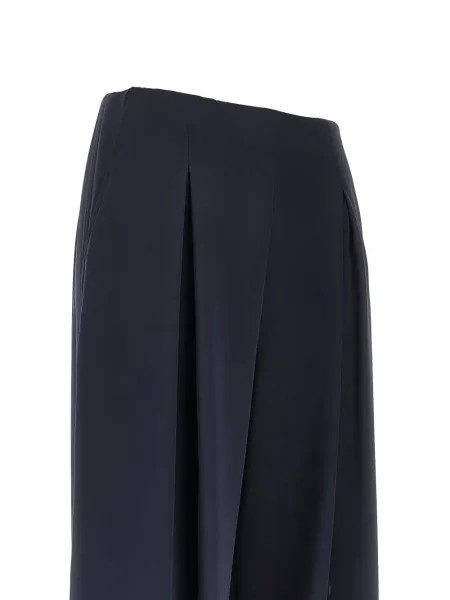 Pantaloni Max Mara plisate albastru