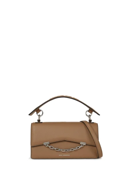 Crossbody torbica Karl Lagerfeld rjava