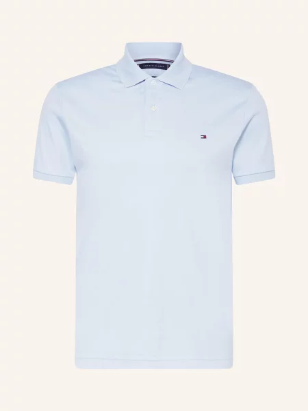 Tommy Hilfiger polo gładki niebieski