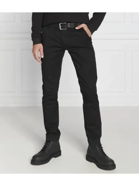 Tommy Jeans Pantaloni chino Scanton | Slim Fit negru
