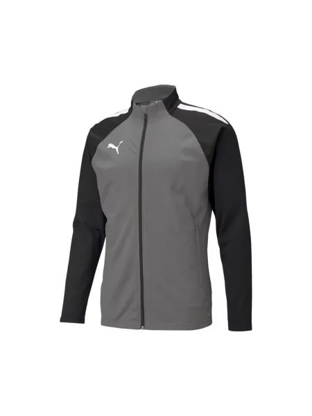 PUMA Geacă sport Team Liga gri închis / negru alb