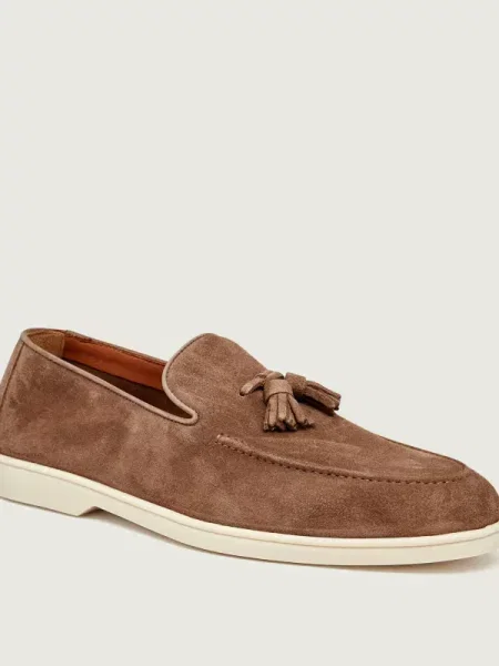 Doucal's Pantofi loafer | piele întoarsă maro