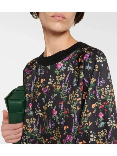 Rochie Max Mara cu model floral din jerseu
