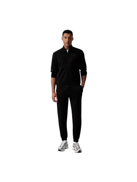 Emporio Armani dres z bawełną czarny