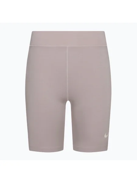 Női Nike Sportswear Classic Classic High-Waisted 8" Biker rövidnadrág platina lila/vitorla. Méret: S lila
