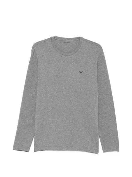 Pijamale Emporio Armani cu imagine gri