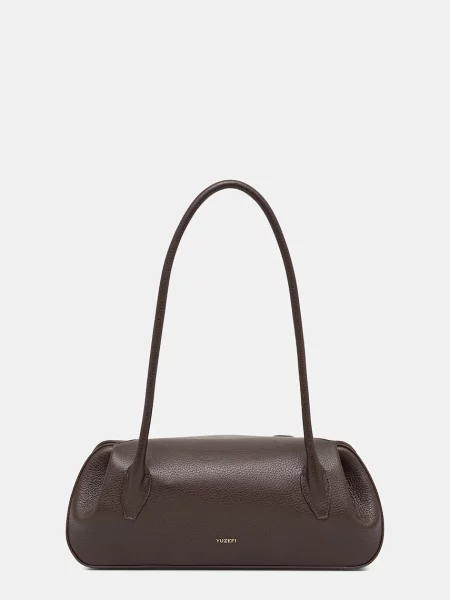 Geanta de piele Yuzefi din piele maro