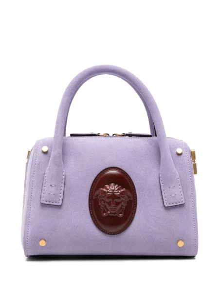 Geantă shopper Versace violet