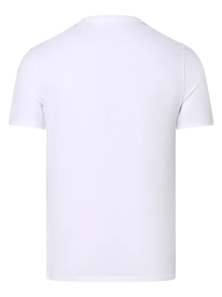 GUESS Tricou roșu / negru alb