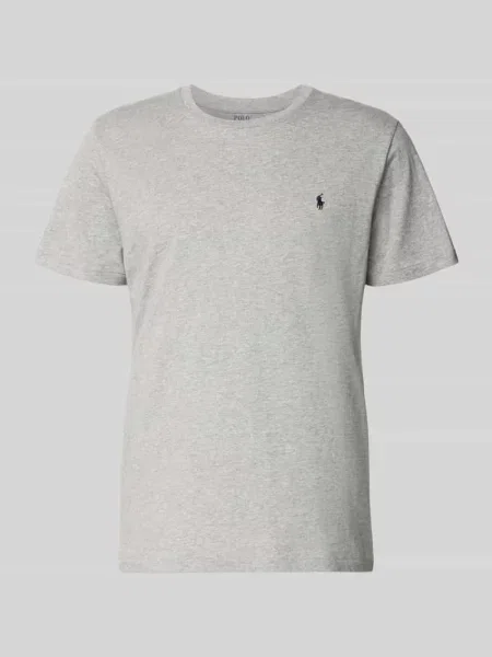 T-shirt z wyhaftowanym logo Polo Ralph Lauren Underwear szare