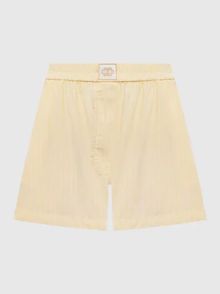 Шорты Simkhai в полоску желтые