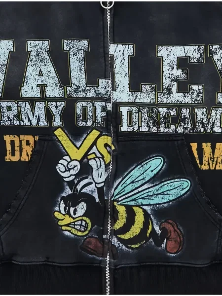 Majica s kapuljačom Vale Forever crna