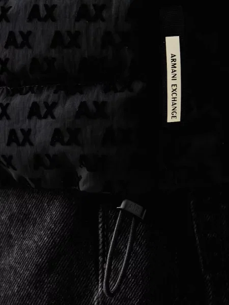 Armani Exchange pehelymellény férfi fekete