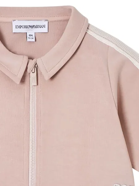 Bluza rozpinana dziecięca Emporio Armani różowa