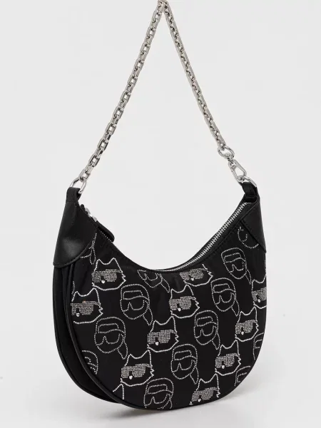Torba Karl Lagerfeld IKON crna