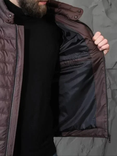 Демісезонна куртка D&V couture коричневий
